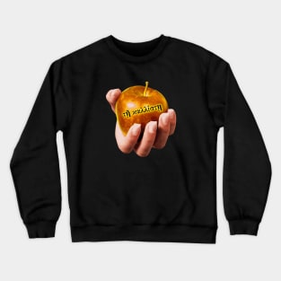 Chaos Magick Discordianism Eris Apple Of Discord Kallisti Crewneck Sweatshirt